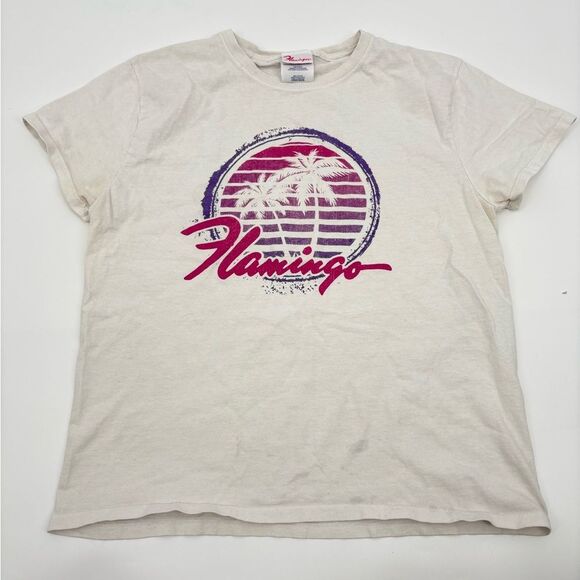 vintage and distressed Flamingo Graphic Tee | women’s medium - Picture 1 of 6